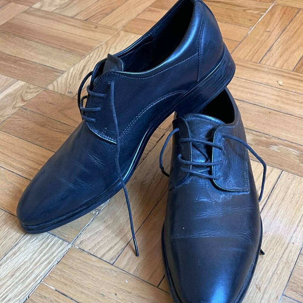 ECCO Metropole Milan Leather Derby Shoes Men’s Sz 11–11.5